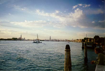 looking toward central Venice